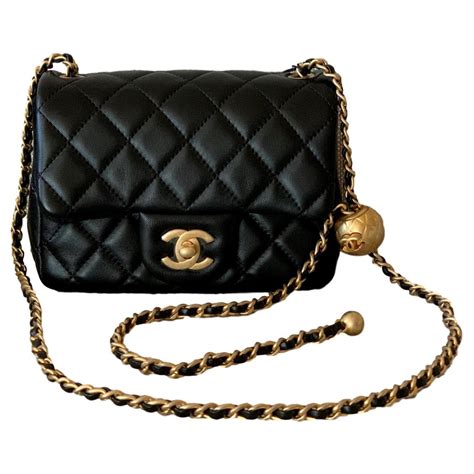 chanel black lambskin mini flap bag|Chanel small flap bag price.